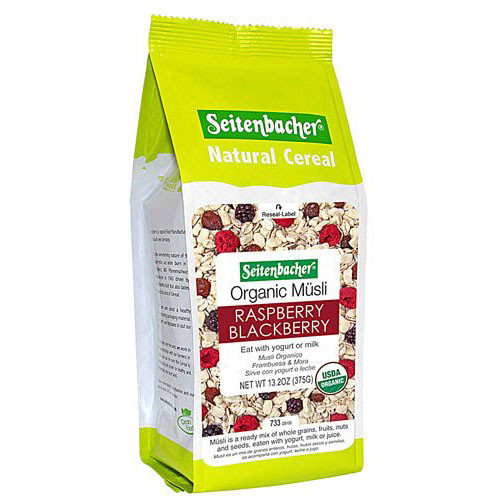 Seitenbacher Organic Muesli Raspberry & Blackberry, 13.2 oz
