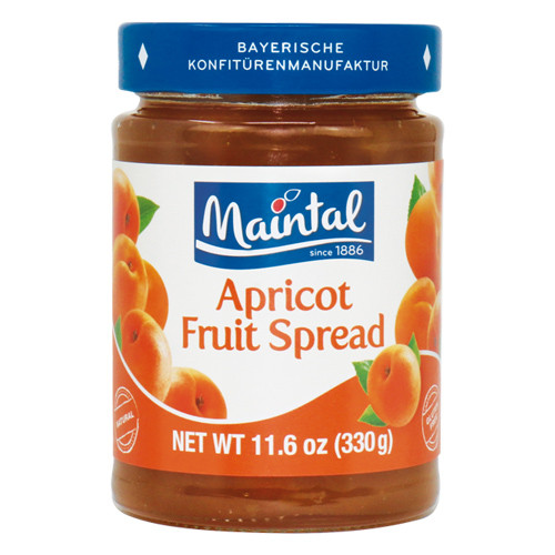 Maintal Bavarian Apricot Fruit Spread 11.6 oz