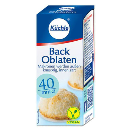 Kuechle Oblaten Round Baking Wafers 40mm 0.8 oz