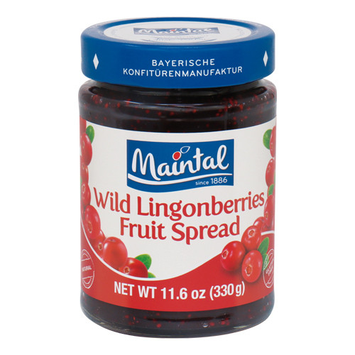 Maintal Bavarian Wild Lingonberry Fruit Spread 11.6 oz