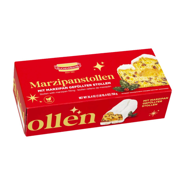 Kuchenmeister Luxury Marzipan Stollen in Gift Box 26 oz