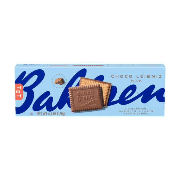 Bahlsen Choco Leibniz Cookies with Milk Chocolate, 4.4 oz.