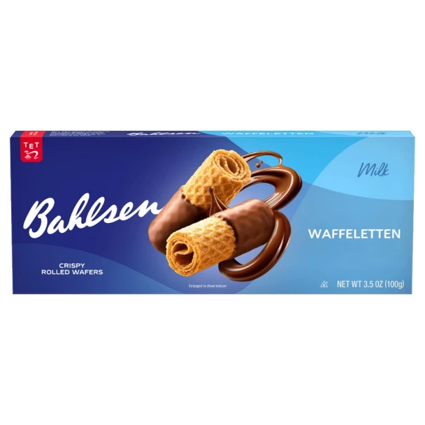 Bahlsen Chocolate Wafer Rolls Milk Chocolate (Wafelletten)