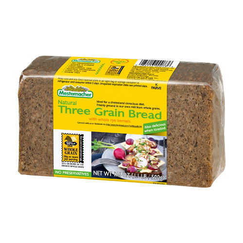 Mestemacher Natural Three Grain Bread