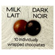 Canada Milk/Dark Ice Wine Chocolate Pralines Ballotin Gift Box, 3.5 oz