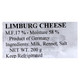 Mangberg Orginal Bavarian Limburger Cheese, 7 oz