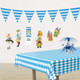 The Taste of Germany "Blue White" Bavarian Pennant Banner, all weather, 12 feet