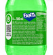 Fanta Tropical Exotic green 500 ml soda bottle with blue cap nutritional and ingredient label in Eastern European languages