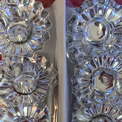 The Taste of Germany Christmas Candle Holders 10 pack, Silver The Taste of Germany