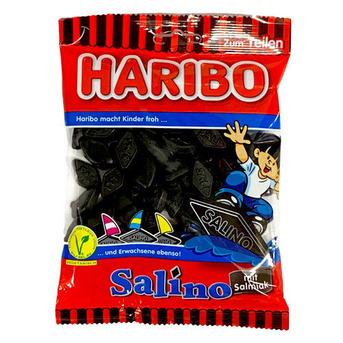 Haribo Salinos Salty Licorcie Trapezoids 7.0 oz The Taste of Germany