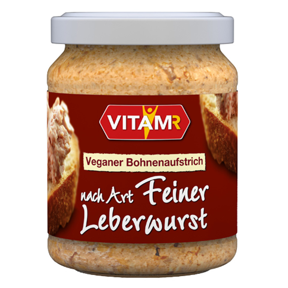 Vitam Vegan "Fine Liverwurst" Organic Plant Based Savory Spread, 4.2 oz