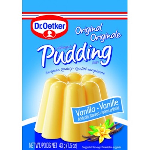 Dr. Oetker Vanilla Pudding Mix 3 Packets 1.5 oz per packet
