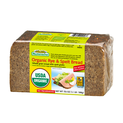 Mestemacher Organic Whole Rye and Spelt Bread