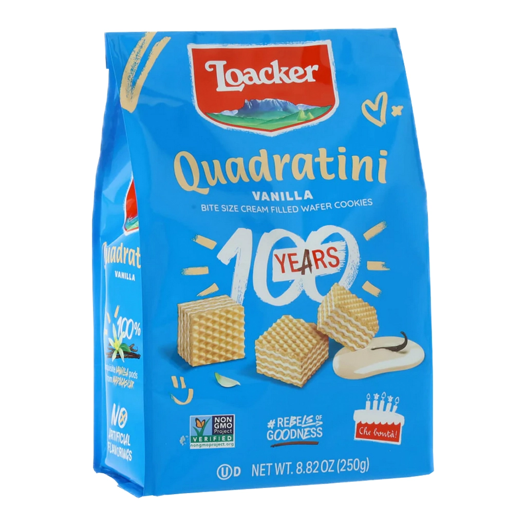 Loacker Vanilla Wafer Cubes