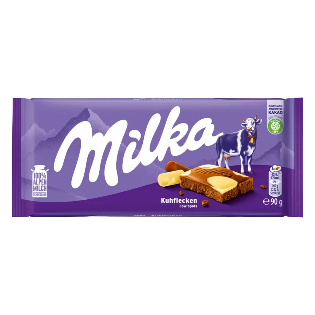 Milka Happy Cow White & Milk Chocolate Bar
