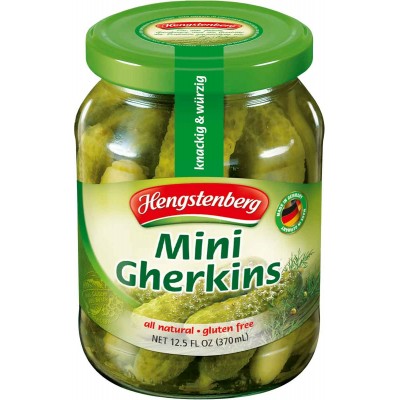 Hengstenberg Crunchy Mini Knax Gherkins - 12.5 oz. - The
