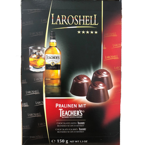 Laroshell Pralines filled with Teachers Scotch Whiskey 5.3 oz