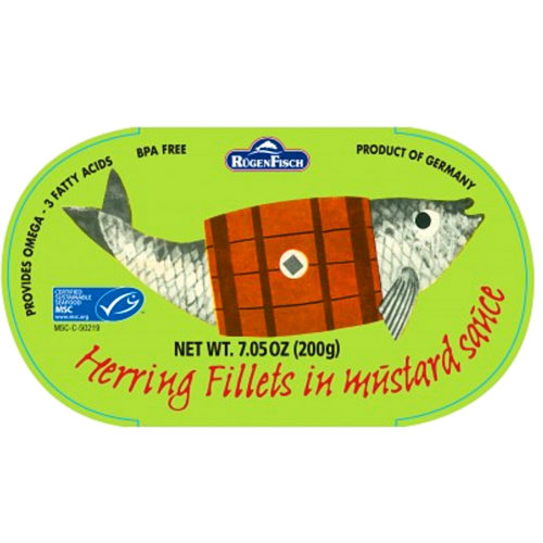 Ruegenfisch Herring Fillets in Mustard Sauce