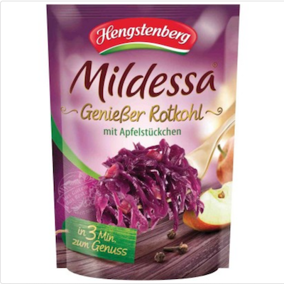Hengstenberg Red Cabbage with Apples in Pouch 14 oz