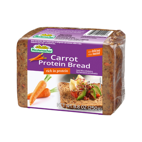 Mestemacher Carrot Protein Whole Grain Bread 8.8 oz