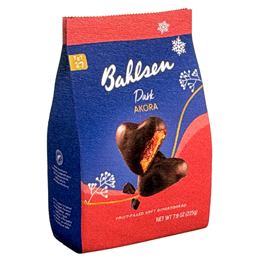 Bahlsen "Akora" Chocolate Covered Gingerbread Hearts, 7.9 oz