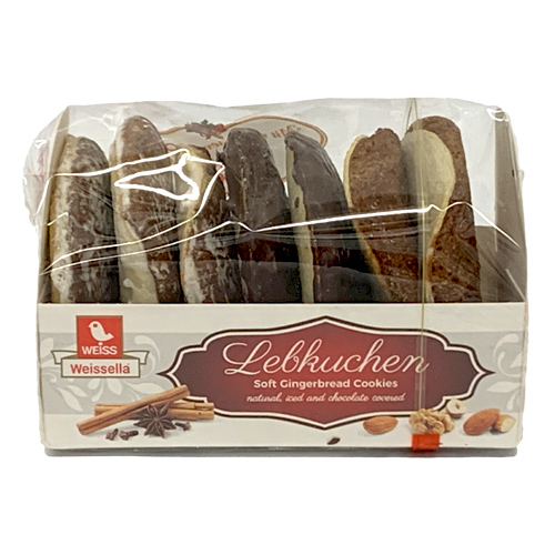 Weissella Assorted Oblaten Gingerbreads, Glazed and Chocolate, 7 oz