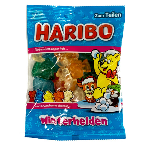 Haribo "Winterhelden" Assorted Gummy Bears, 175g