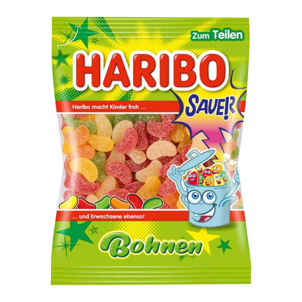 Haribo Saure Bohnen Sour Gummy