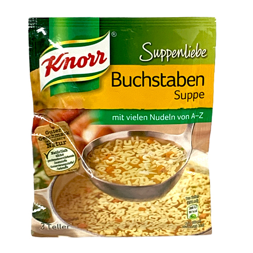 Knorr "Suppenliebe" Alphabet Noodle Soup, 2.9 oz