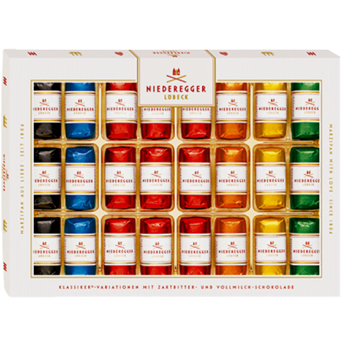 Niederegger "Classics" Marzipan Flavor Variations With Milk and Dark Chocolate, 24 pc., 10.5 oz