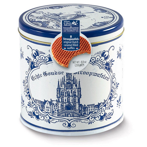 The Old Mill Stroopwafels in Tin, 8pc, 8.8 oz.
