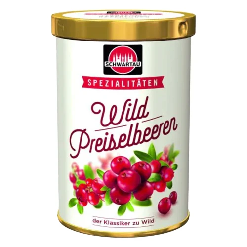 Schwartau Holstein Wild Lingonberry Preserves in tin, 330g