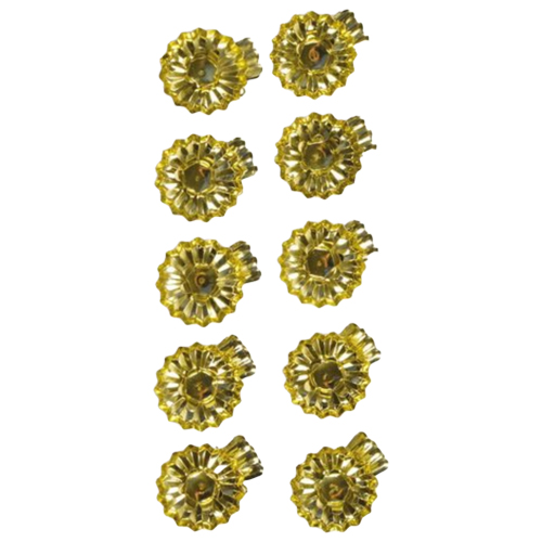 The Taste of Germany Christmas Candle Holders 10 pack, Gold