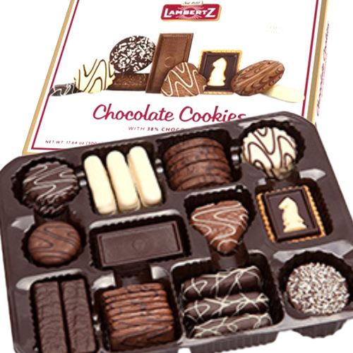 Lambertz  Assorted  Chocolate Cookie Box, 17.6 oz.