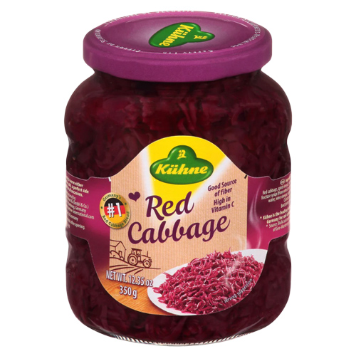 Kuehne Red Cabbage  in Jar - 12.4 oz.