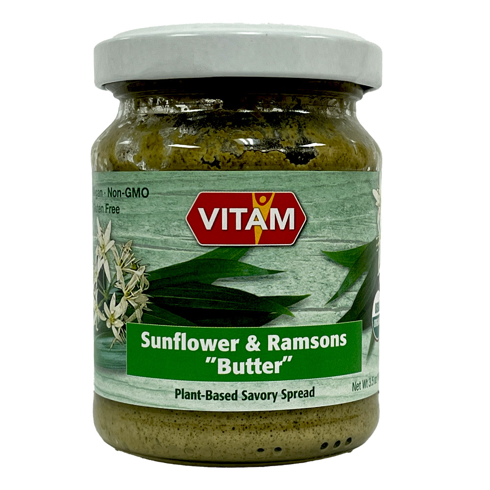 Vitam "Bärlauch Butter" Organic Sunflower Seed & Ramps Spread, 4.4 oz