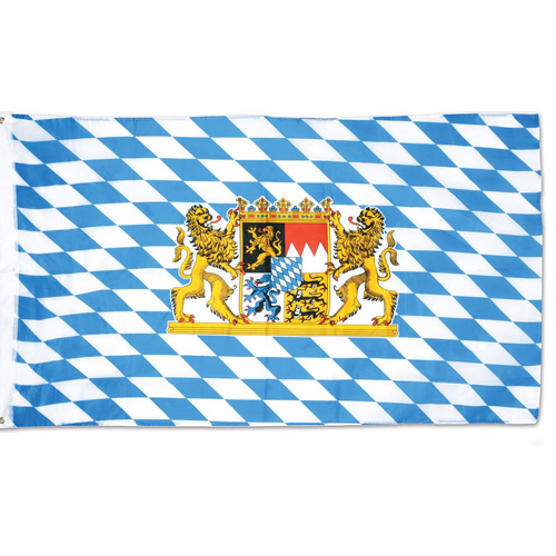 The Taste of Germany "Blue White" Bavarian Flag, all weather, 5 x 3 feet
