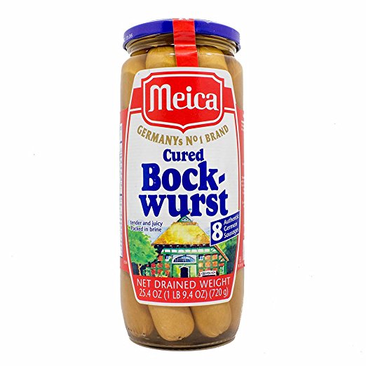 Meica Real German Large Bockwurst Sausage 25.4 oz