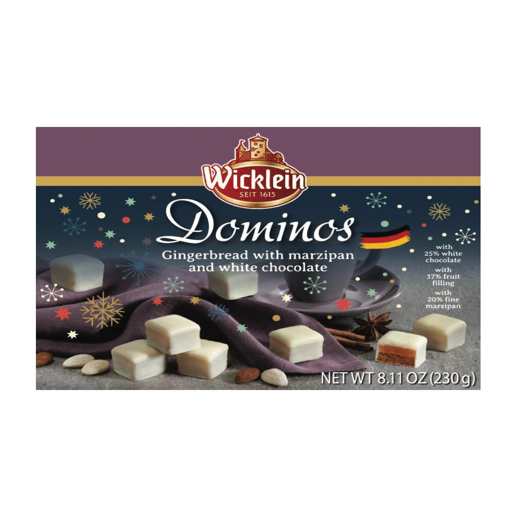 Wicklein White Chocolate Domino Steine