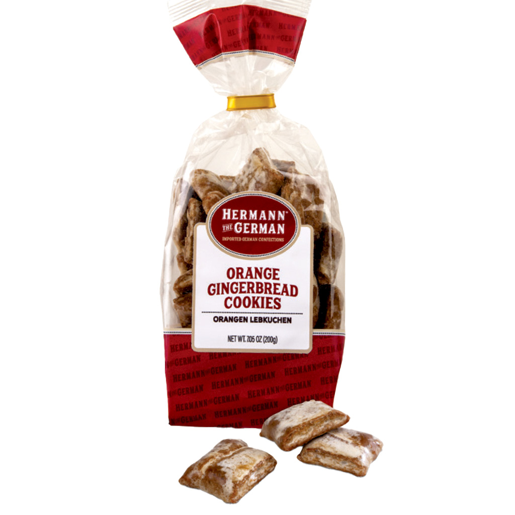 Hermann Orange Gingerbread Cookies, 7.1 oz