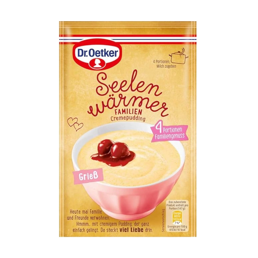 Dr. Oetker Seelen Warmer Familien Cremepudding