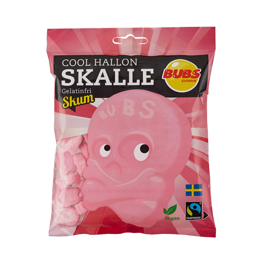 Bubs "Nordic Skull" Cool Raspberry Gummies