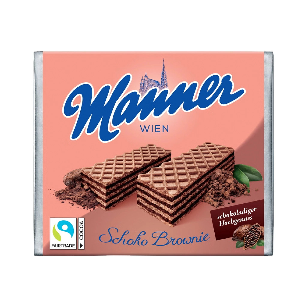 Manner Chocolate Brownie Wafers