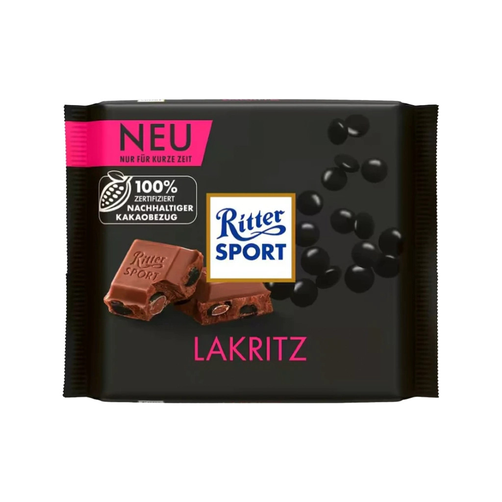 Ritter Milk Chocolate with Lakritz