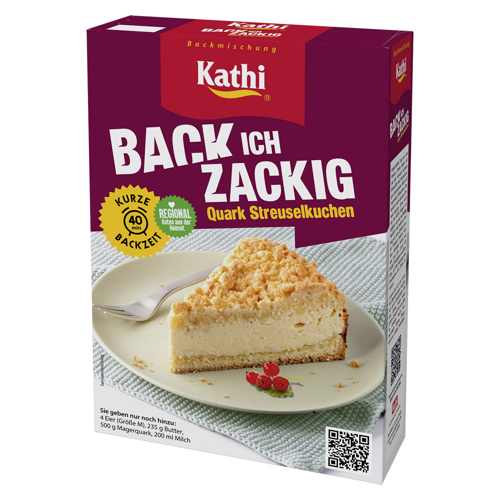 Kathi German Quark Cheese Crumble Cake Mix, 545g