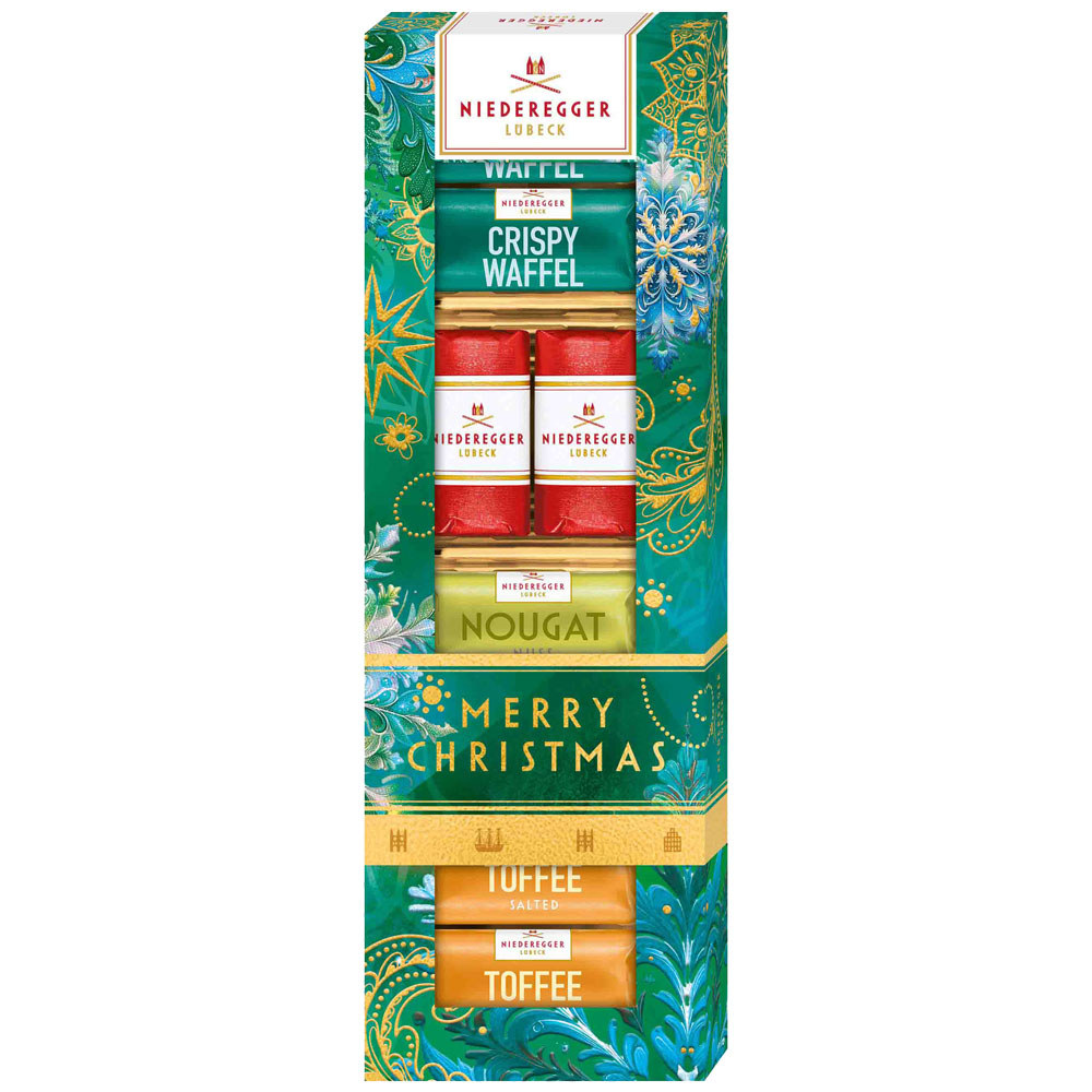 Niederegger  "Master Selection Merry Christmas,”  Marzipan Classics, 3.5oz