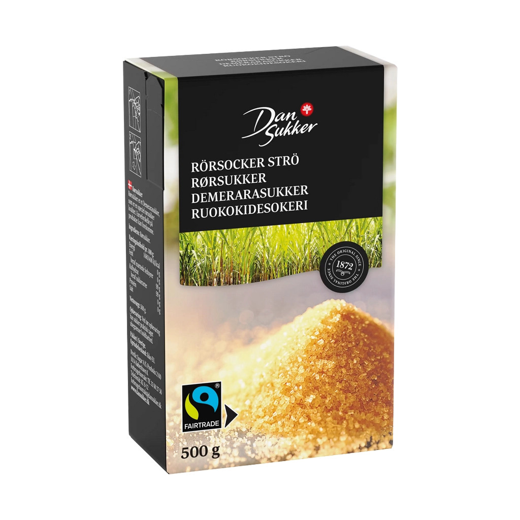 Dan Sukker Granulated Danish Brown Raw Sugar