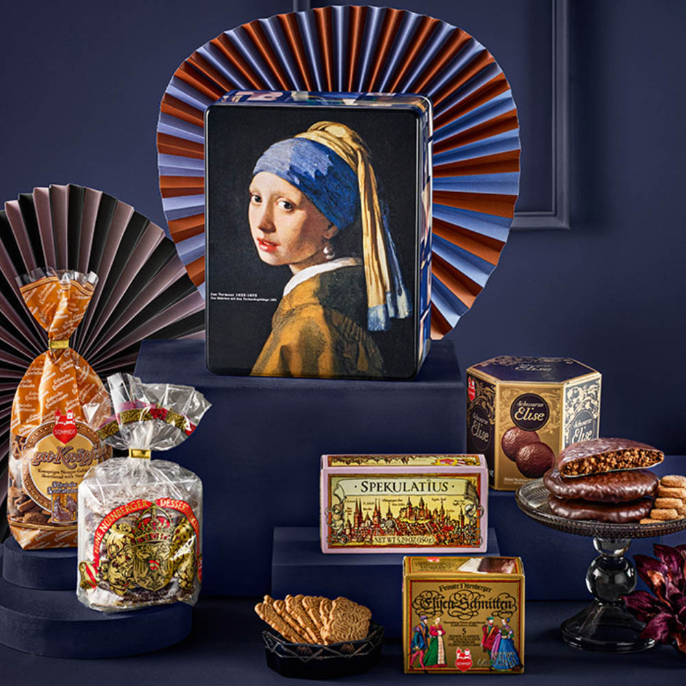 Lebkuchen Schmidt Vermeer Art Chest, Assorted Nuremberg Lebkuchen