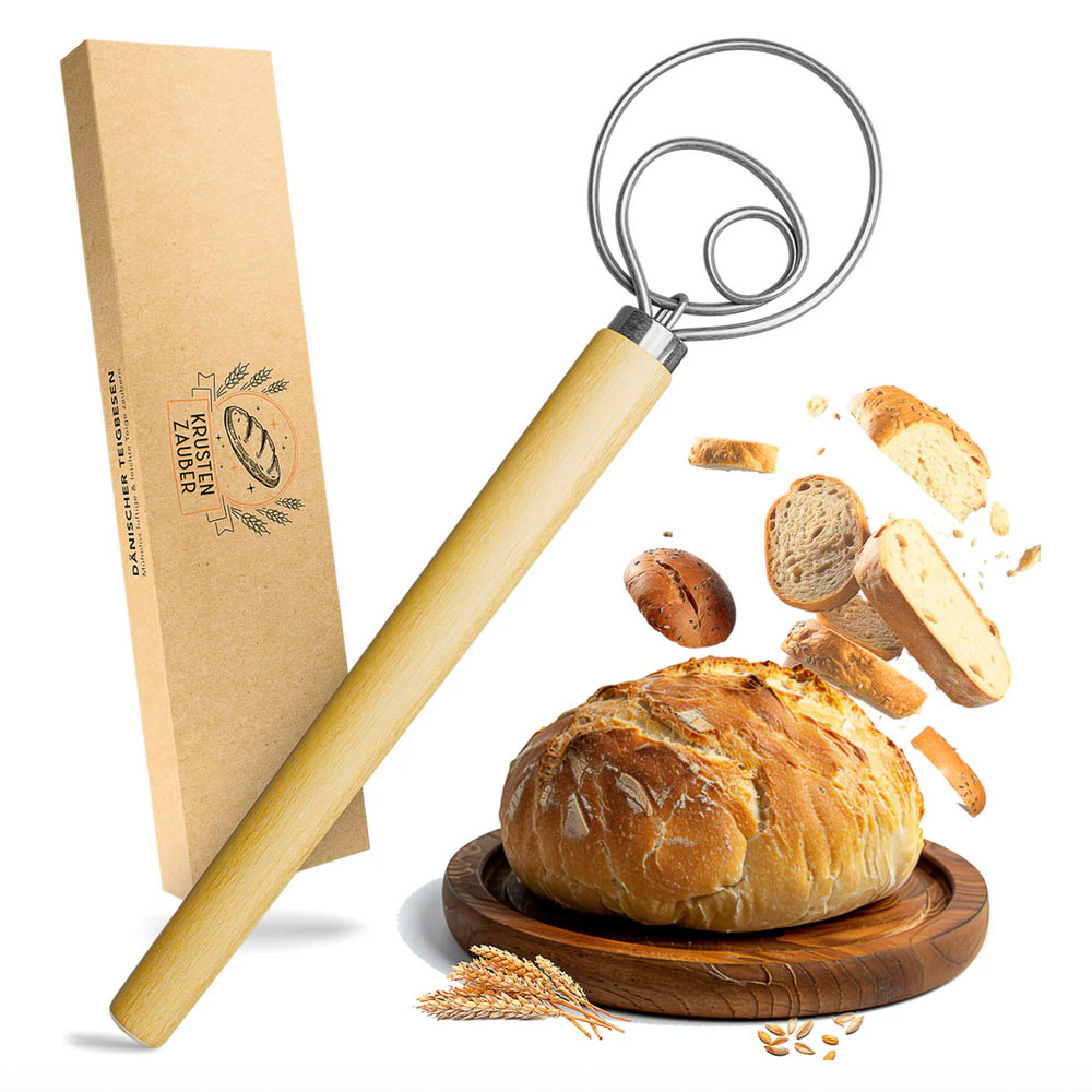 Krustenzauber German Hand Mixer for Bread and Cake Dough