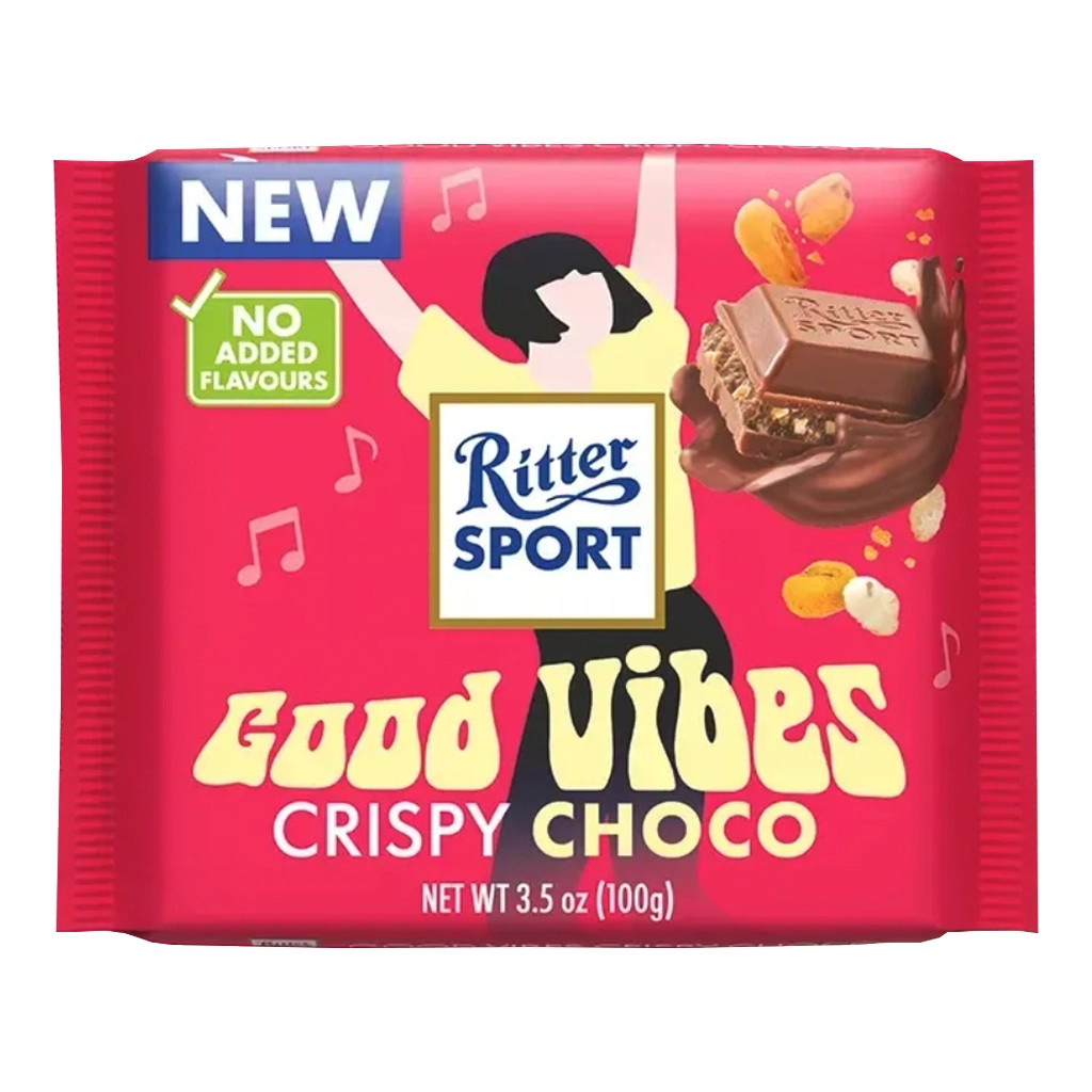 Ritter Sport Good Vibes Crispy Milk Chocolate